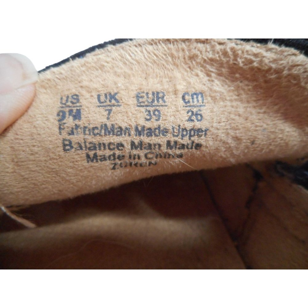 Naturalizer ZOREN Womens Black Penny Loafers Microfiber/Patent Wedge Sz 9M - Picture 6 of 8